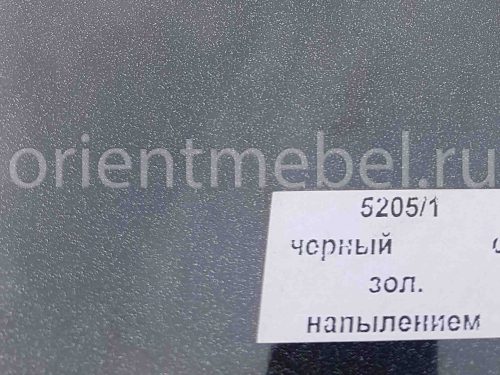 Черный с золотым напылением