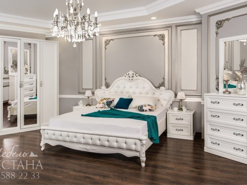 Спальня Мишель белая матовая