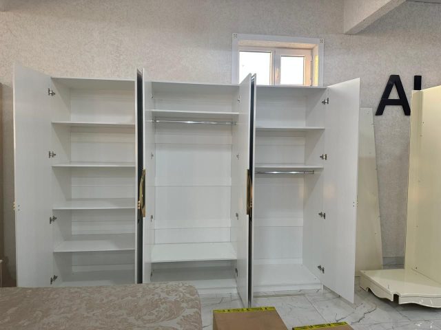Спальня Агата белая и мокко